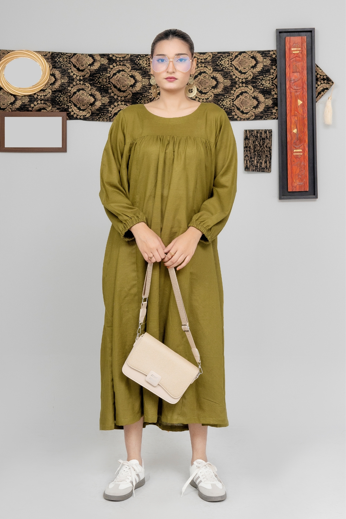 olive-breeze-ensemble-relaxed-cotton-midi-dress